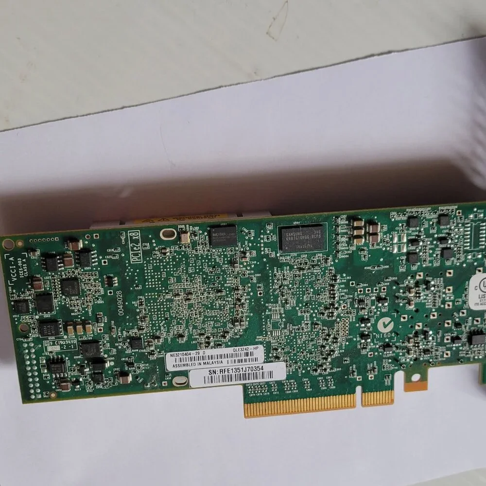 HP NC523SFP 10Gb 2-Port Server Network Adapter 593715-001 ~ Great Used Condition